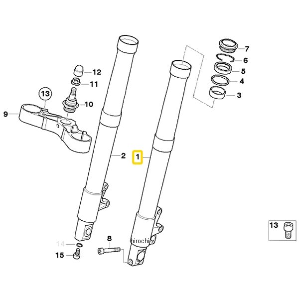 BMW純正 スライド パイプ LH 31427707625 HD店