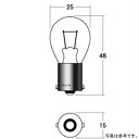 M&H マツシマ ウインカー球 1P 3001 6V15W クリア 1P3001 HD店