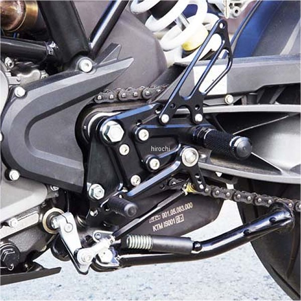 ベビーフェイス BabyFace バックステップキット 11年-13年 KTM 125デューク、200デューク 黒 002-KT005BK HD店