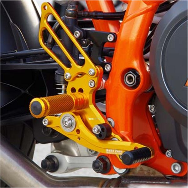 ベビーフェイス BabyFace バックステップキット 12年-13年 KTM 690デューク ゴールド 002-KT007GD HD店
