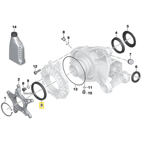 BMW純正 シャフト シール 33758529958 HD店