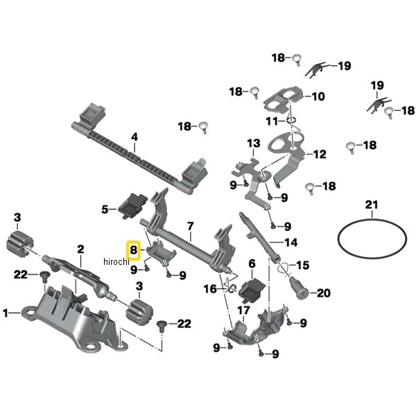 BMW純正 ロック フック カバー RH 46628533652 HD店