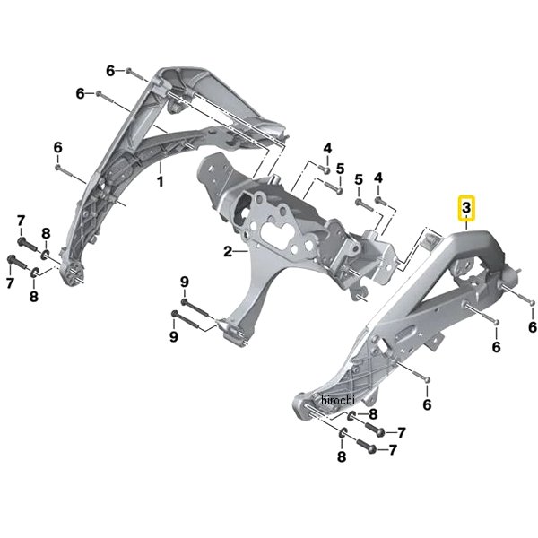 BMW純正 Fキャリア RH 46639480892 HD店