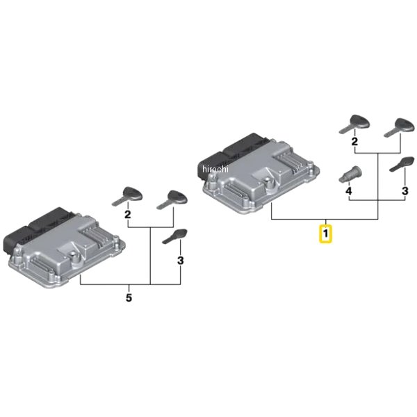 BMW純正 BMSK CU 付き同一キー セット(Code) 51258528833 HD店