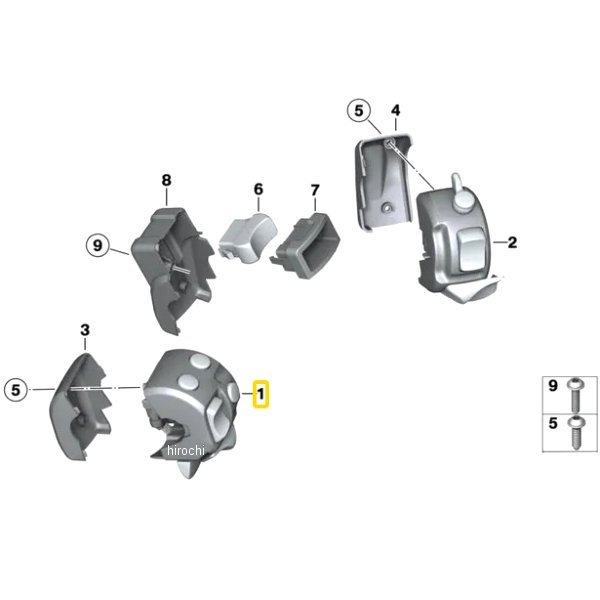 BMW純正 メーター パネル スイッチ LH 61317702723 HD店