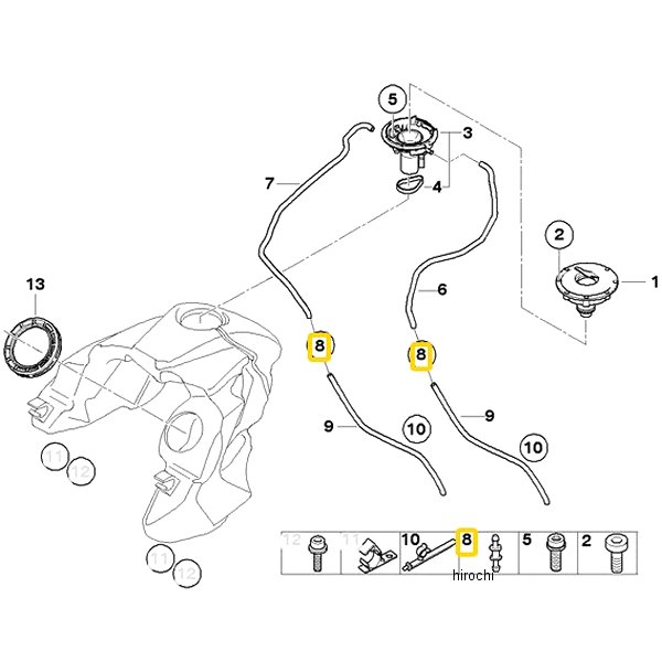 BMW純正 接続ピース 61661382908 HD店