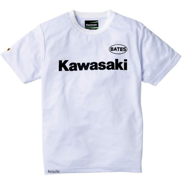 カワサキ純正 春夏モデル カワサキ×ベイツ クールテックス Tシャツ 白 Mサイズ J8901-0771 HD店