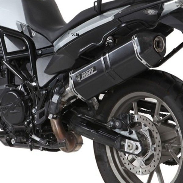 ミヴ Mivv スリップオンマフラー SPEED EDGE 12年-16年 BMW F700GS ブラックステンレス B.014.LRB HD店