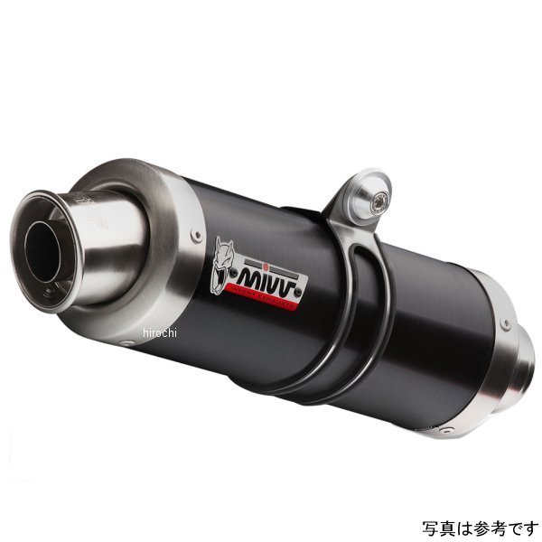ミヴ Mivv スリップオンマフラー GP 08年-10年 GSX-R750 ブラックステンレス S.032.LXB-GSXR750 HD店