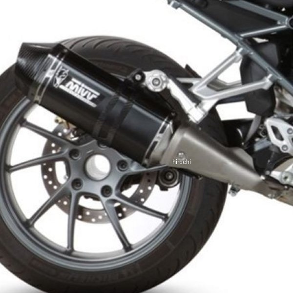ミヴ Mivv スリップオンマフラー SPEED 15年-18年 BMW R1200R/RS ブラックステンレス B.026.LRB HD店