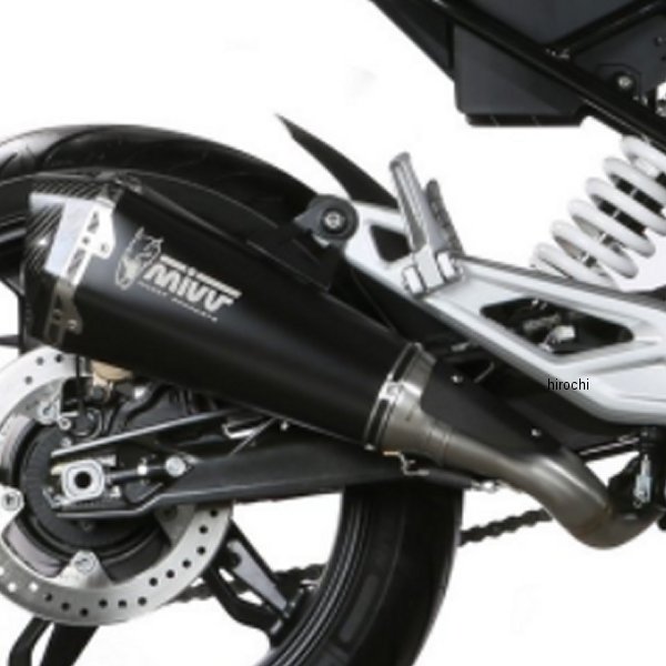Mivv フルエキゾーストマフラー 触媒あり DELTA RACE 18年-21年 BMW G310R ブラックステンレス B.032.LDRB-ACC.046.A1 HD店
