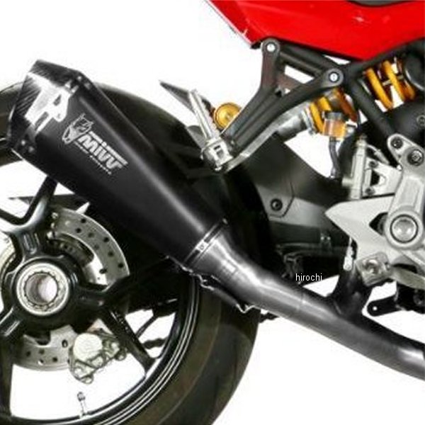 ミヴ Mivv スリップオンマフラー 触媒なし DELTA RACE 17年-20年 ドゥカティ スーパースポーツ939 ブラックステンレス D.044.LDRB HD店