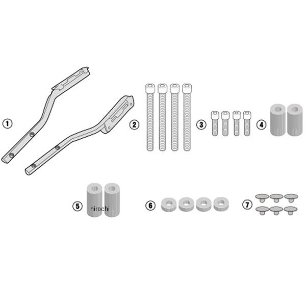 ジビ GIVI 7707FZ モノラック 17年-21年 KTM デューク125-390 18890 HD店