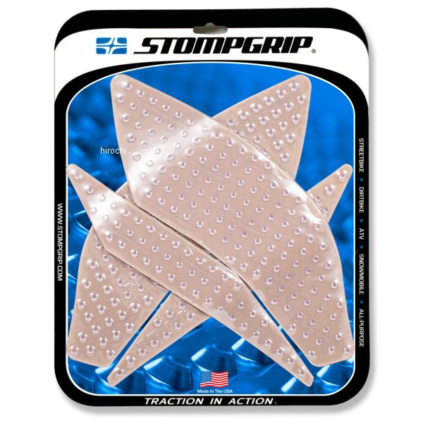 ストンプグリップ STOMPGRIP トラクションパッドタンクキット 15年-20年 YZF-R1 クリア 55-10-0099C HD店