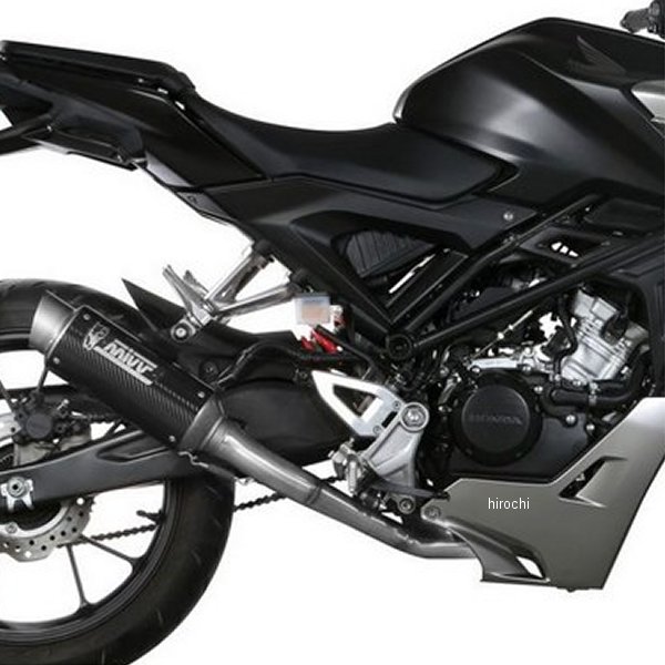 ミヴ Mivv フルエキゾースト 触媒なし PRO 18年-20年 CB125R カーボン H.074.L2P HD店