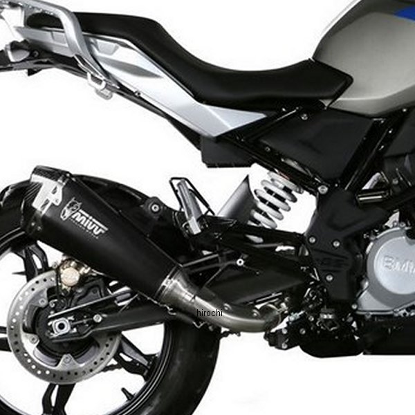 ミヴ Mivv フルエキゾーストマフラー触媒あり Euro4 DELTA RACE 17年-21年 BMW G310GS ブラックステンレス B.035.LDRB HD店