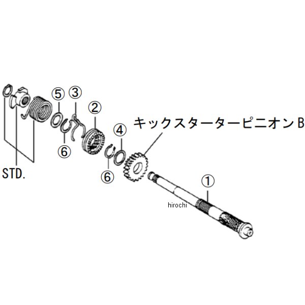 楽天市場】キックスターター（エンジン｜パーツ）：バイク用品<車用品