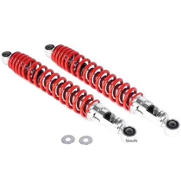 【メーカー在庫あり】 SP武川 リアショックアブソーバー CT125 クロムメッキ/赤 2本入り 06-04-0149 HD店