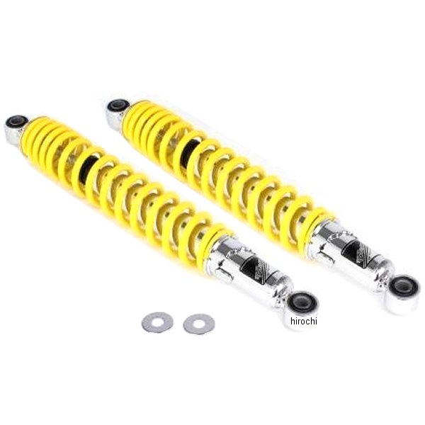 【メーカー在庫あり】 SP武川 リアショックアブソーバー CT125 クロムメッキ/黄 2本入り 06-04-0150 HD店