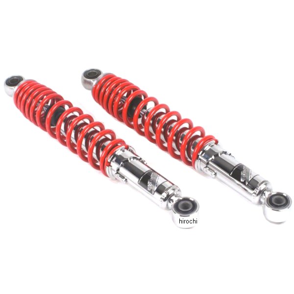 【メーカー在庫あり】 SP武川 リアショックアブソーバー スーパーカブ/リトルカブ 325mm クロムメッキ/赤 2本入り 06-04-0169 HD店