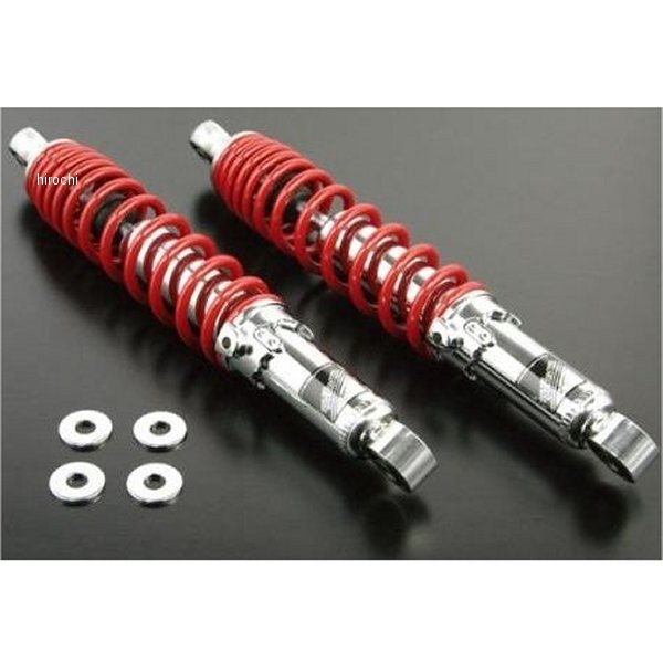 【メーカー在庫あり】 SP武川 リアショックアブソーバー モンキー 330mm 赤 2本入り 06-04-0186 HD店