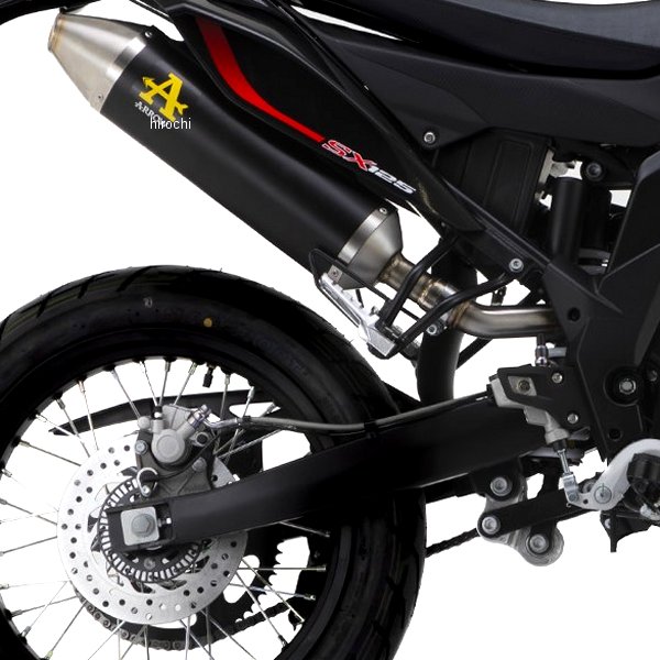 アロー ARROW スリップオンマフラー THUNDER 21年-22年 アプリリア RX125 アルミダーク/ステンエンド 52510AON-SX125 HD店