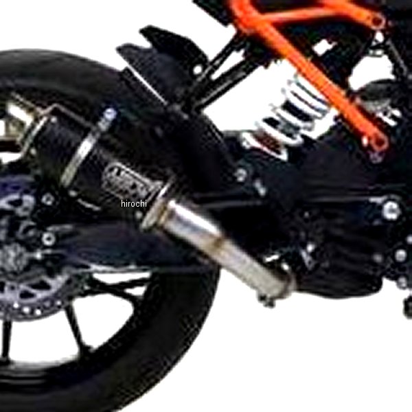 アロー ARROW スリップオンマフラー GP2 17年-18年 KTM DUKE125 ニクロムダーク/ステンエンド 71536GPI HD店