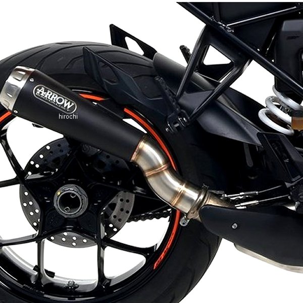 アロー ARROW スリップオンマフラー PRO RACE 17年-18年 KTM 1290SUPERDUKEGT ニクロムダーク/ステンエンド 71820PRN HD店