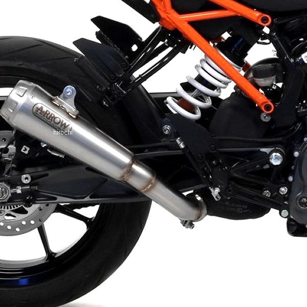 アロー ARROW スリップオンマフラー PRO RACE 17年-18年 KTM DUKE125 ニクロム/ステンエンド 71866PRI HD店