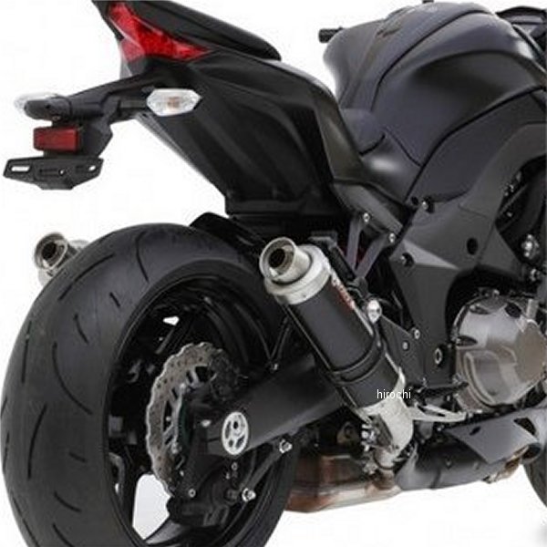 Mivv ダブルスリップオンマフラー 14年-20年 Z1000 GP ステンレスブラック K.039.LXB HD店