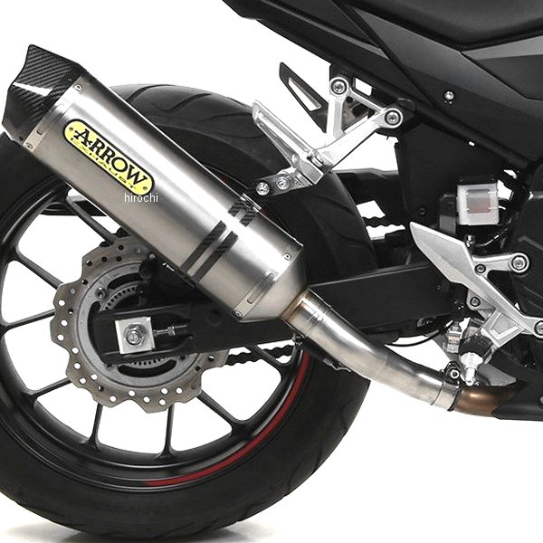 アロー ARROW スリップオンマフラー RACE TECH 19年-20年 CBR400R アルミ/カーボンエンド 71901AK-71717MI HD店