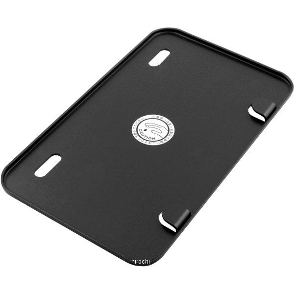 【メーカー在庫あり】 500190-06 ポッシュ POSH ライセンスプレート 50cc-125cc Sサイズ アルミ 黒 500190-06-10 HD店(2)