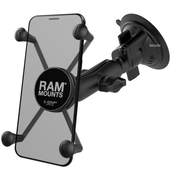 ラムマウント RAM MOUNTS Xグリップ&ツイストロックサクションセット ファブレット用 1インチボール RAM-B-166-UN10U HD店