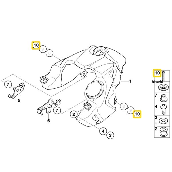 BMW純正 タッピング スクリュー 46517692014 HD店