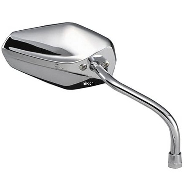 【メーカー在庫あり】 キジマ HEPT ミラー 右側 正ネジ M8 メッキ 203-8088 HD店