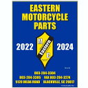 イースタンモーター Eastern Motorcycle 2022-2023 イースタンモーターサイクルパーツカタログイースタンモーターサイクルパーツのカタログです。旧モデルのハーレーダビッドソンを中心に、業界内の部品供給を支え続けるリプレイスメントパーツの宝庫です。ほぼすべてOEM番号が設定されているので、OEM番号にて検索してください。※表紙の折れ目など冊子に若干の痛みが見られる場合がございます。028843-NF楽天 HD店　