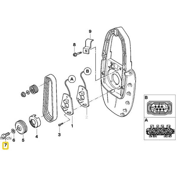 BMW純正 六角ボルト M10X35 07119900545 HD店