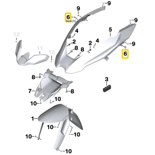 BMW純正 固定クリップ 07148542040 HD店