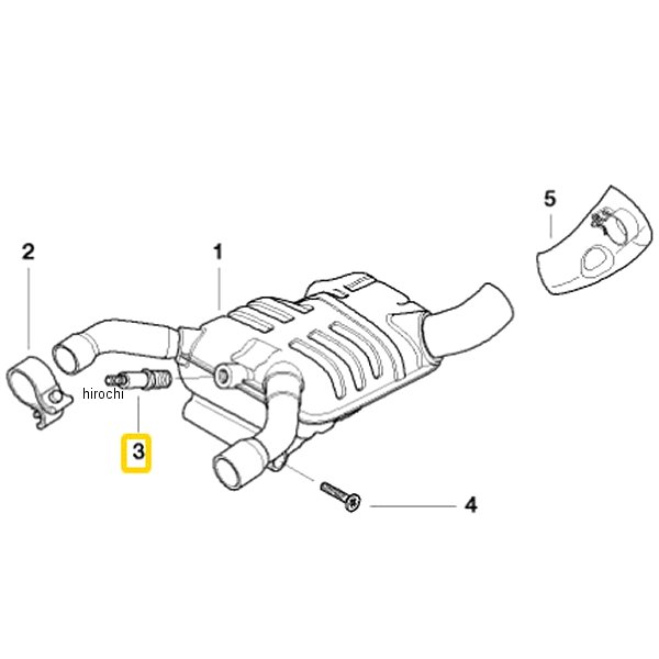 BMW純正 ラムダ センサー LSH25,950mm KA. 11781341022 HD店