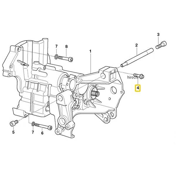 BMW純正 フィリスター ヘッド スクリュー M6X40 23007654033 HD店