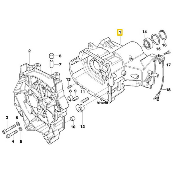 BMW純正 ギア ボックス クリーン B/G silber 23102325217 HD店