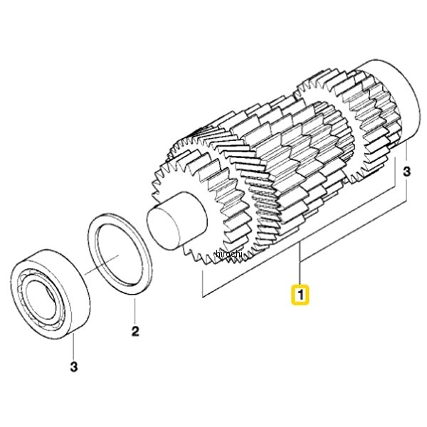 BMW純正 中間シャフト ロング 1.=26 / 6.=43 23217675152 HD店
