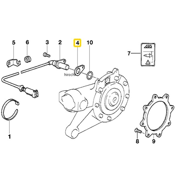 BMW純正 スペーサー 0,070mm 34512351536 HD店