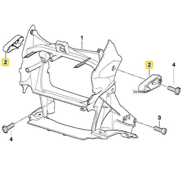 BMW純正 レインホースメント LH 46632328697 HD店
