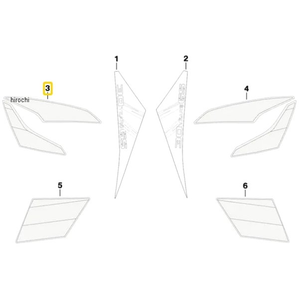 BMW純正 デコール LH サイド部 RALLYE 51148529849 HD店