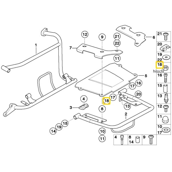 BMW純正 六角ナット M6 71607672282 HD店