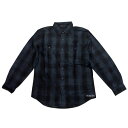 【即納】 ハーレー純正 新品 長袖チェックシャツ スペシャルウォッシュ 黒 Lサイズ 96578-19VM/000L HD店