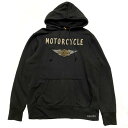 【即納】 ハーレー純正 新品 パーカー フェルトパッチ スリムフィット XLサイズ グレー 99143-19VM/002L HD店