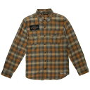 【即納】 ハーレー純正 新品 長袖チェックシャツ フロックイーグル 茶 Mサイズ 96561-19VM/000M HD店