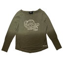 【即納】 ハーレー純正 新品 ロングTシャツ タン レディース Mサイズ 96711-19VW/000M HD店